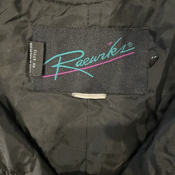 Vintage Raewiks Womens Ski Suit Small One Piece Sledding Snowsuit Snow Bib - Picture 8 of 8